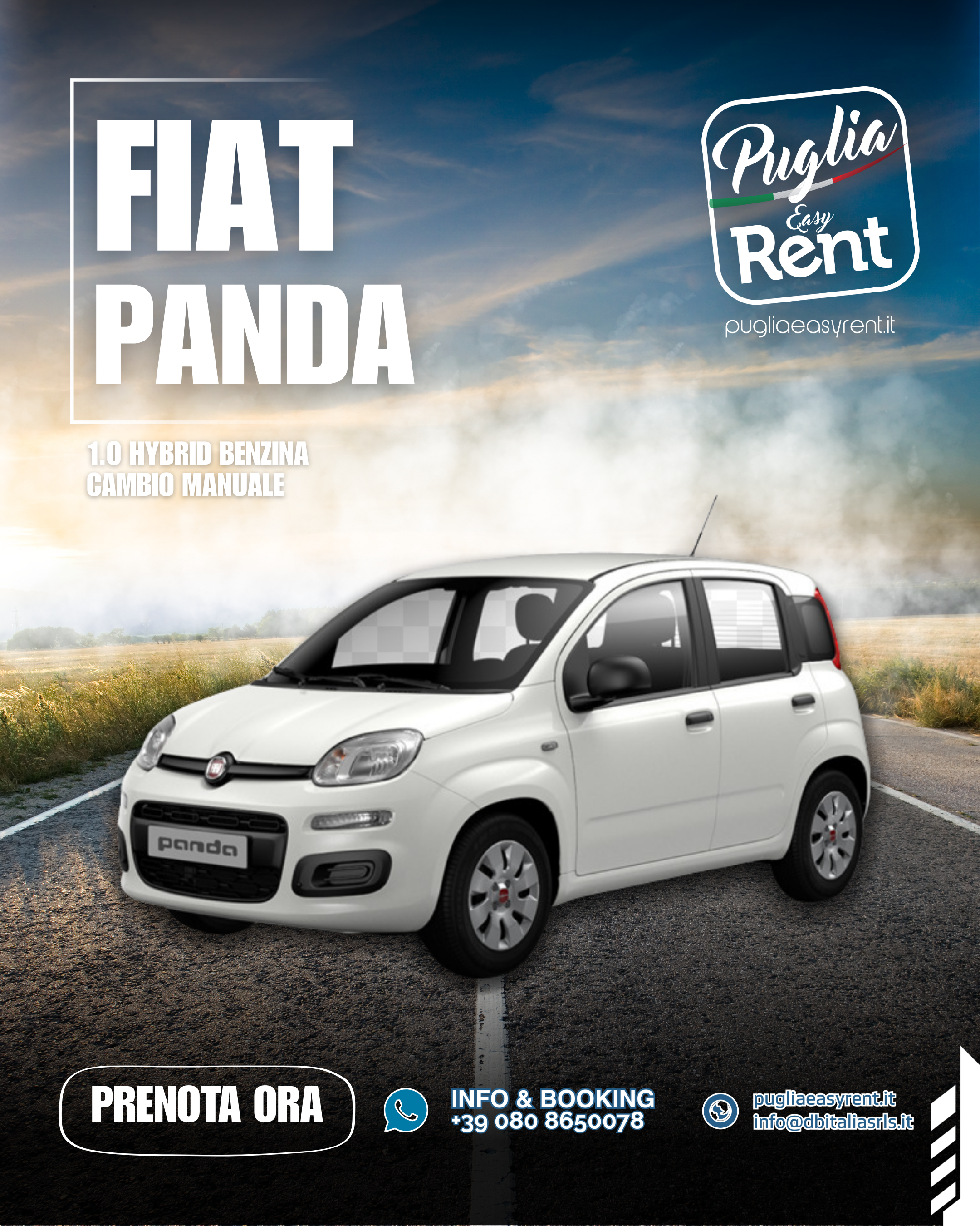 Fiat Panda - Noleggio Puglia