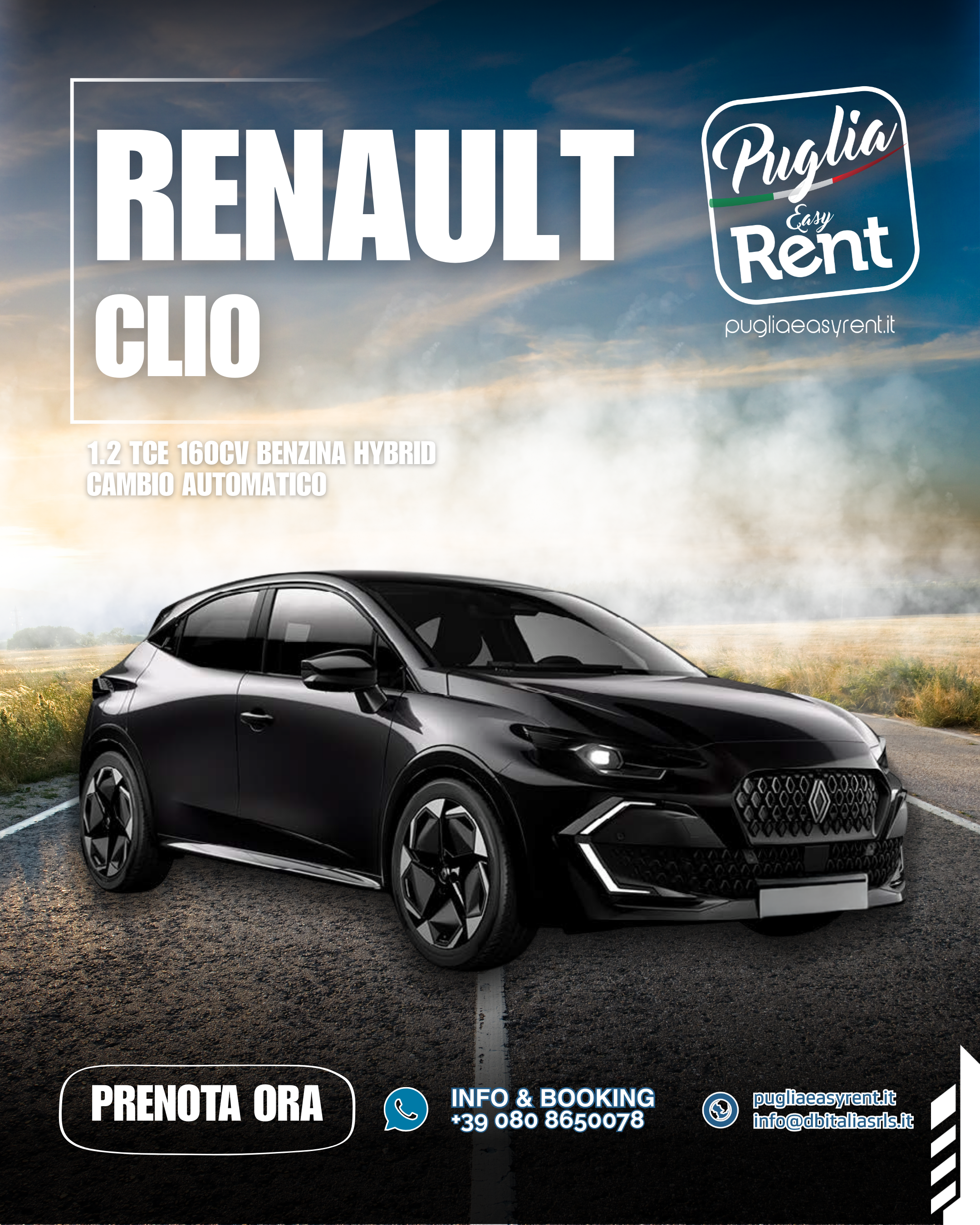 Renault Clio - Noleggio Puglia
